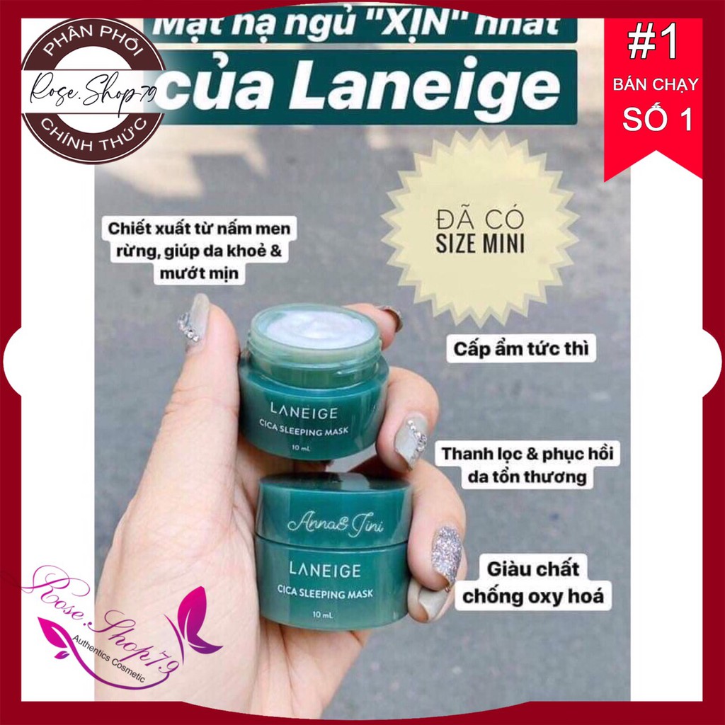 Mặt Nạ Ngủ Dưỡng Ẩm Laneige Cica Sleeping Mask 10Ml Cam Kết Hàng Đúng Mô Tả Chất Lượng Đảm Bảo An Toàn Đến Sức Khỏe Người Sử Dụng