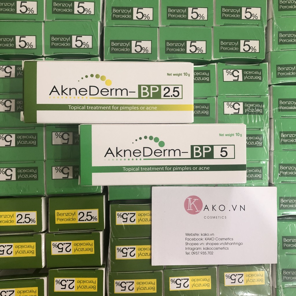 [Hcm]( Có Bán Sỉ - Có Bill ) Kem Giảm Mụn Và Ngăn Ngừa Mụn Aknederm Bp