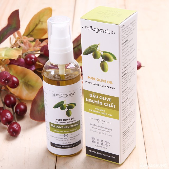 [Hcm]Tinh Dầu Olive Nguyên Chất Milaganics Pure Olive Oil 100Ml - 6482 Cam Kết Hàng Đúng Mô Tả Chất Lượng Đảm Bảo An Toàn Đến Sức Khỏe Người Sử Dụng