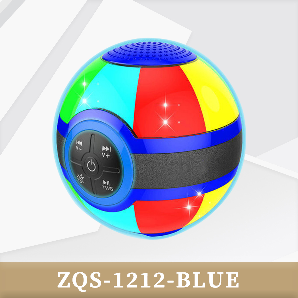 Loa Bluetooth ZQS-1212 Mini Âm Thanh Siêu Trầm Kiểu Dáng Hình Tròn Dễ Thương Dễ Mang Đi Mọi Nơi