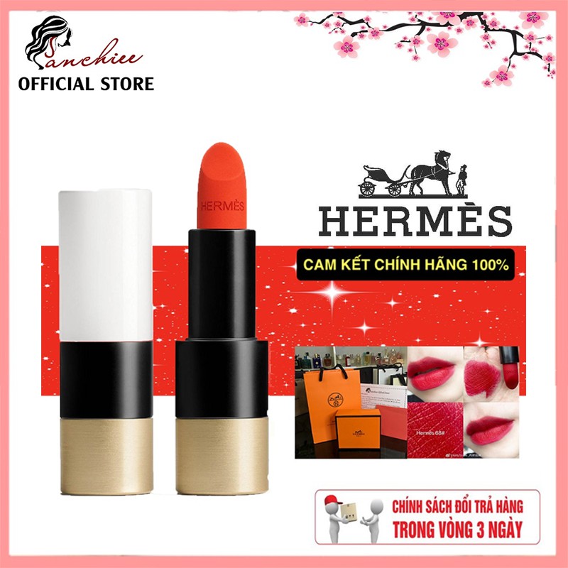 Son lì son rouge hermes siêu xinh cơn sốt làm đẹp mới 2021