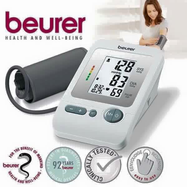 Máy đo huyết áp bắp tay Beurer BM26 (Trắng) Voucher Giảm 50k 100k ( SL có hạn)