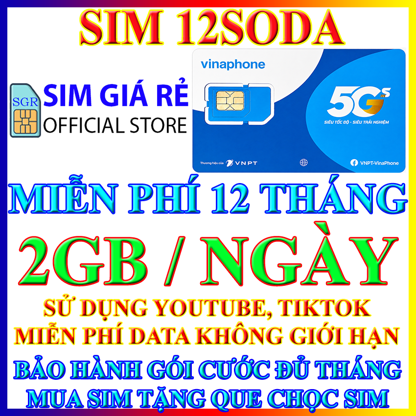 Sim 4G 5G Vinaphone trọn gói 1 năm U1500 BIG50Y FHAPPY TD49 D500 12SODA - Shop sim giá rẻ - Shop sim giá rẻ - FREESHIP - CHƯA KÍCH HOẠT.