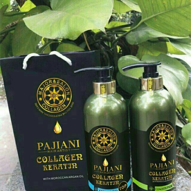 Dầu Gội Xả Pajiani Collagen Keratin Italia 798Ml X 2
