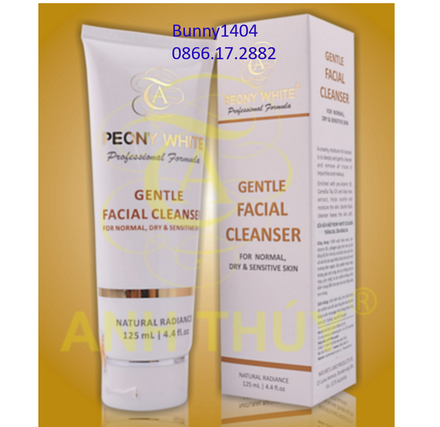 Gentle Facial Cleanser Peony White