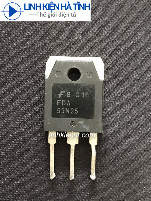 2 CON Mosfet Kênh N FDA59N25 59N25 59A 250V TO-3P Chính Hãng Tháo Máy