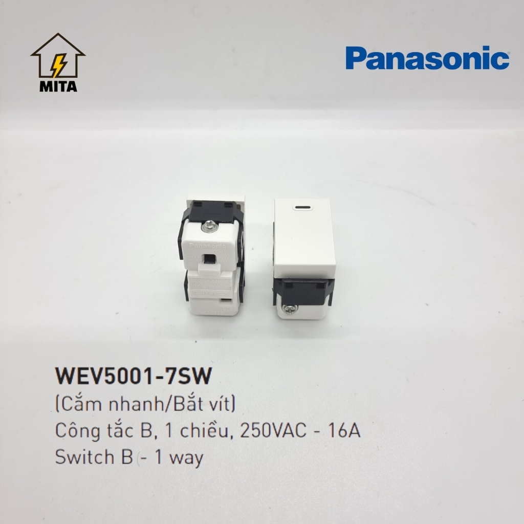 Hạt Module công tắc Panasonic WIDE - Công tắc 1 chiều - Công tắc 2 chiều(hạt cầu thang) - MITA