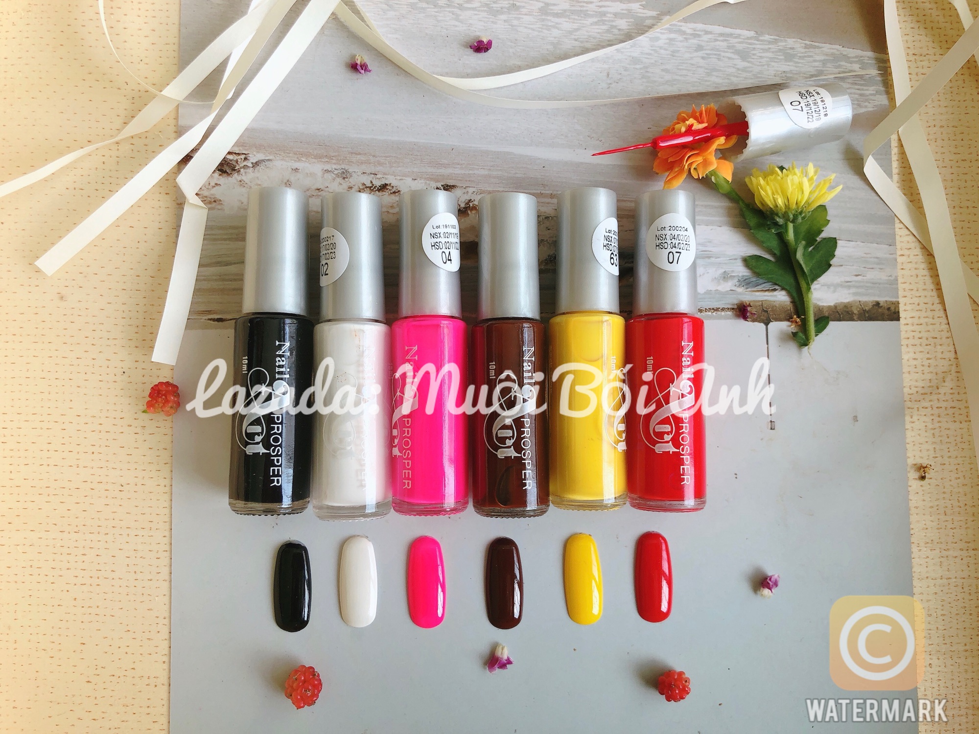 [HCM]Cọ nét vẽ móng sơn thường -10ml