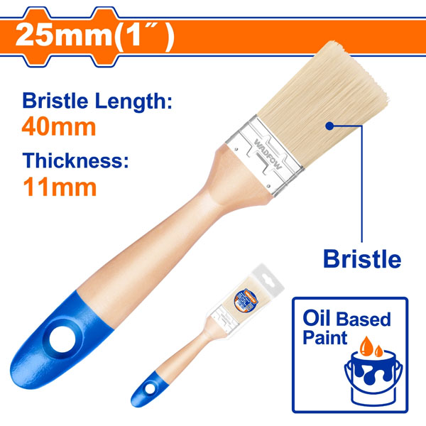 Cọ Sơn Cán Gỗ 2.5inch 64mm Paint Brush TOLSEN 40124