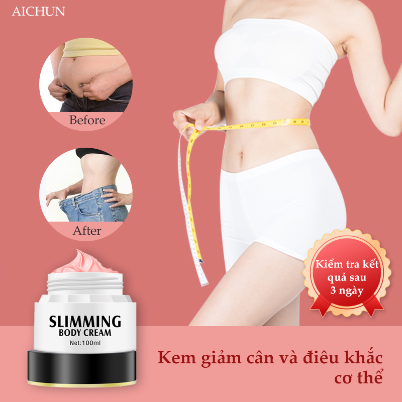 Bạn Có Thể Giảm Cân Mà Không Cần Tập Thể Dục. Aichun Kem Giảm Cân 100G Đốt Cháy Mỡ Thừa Cho Vóc Dáng Thon Gọn Đẹp Đẽ Giữ Ẩm Và Dễ Hấp Thu (Kem Giảm Mỡ Bụng.đốt Cháy Mỡ Toàn Thân.kem Giảm Béo)