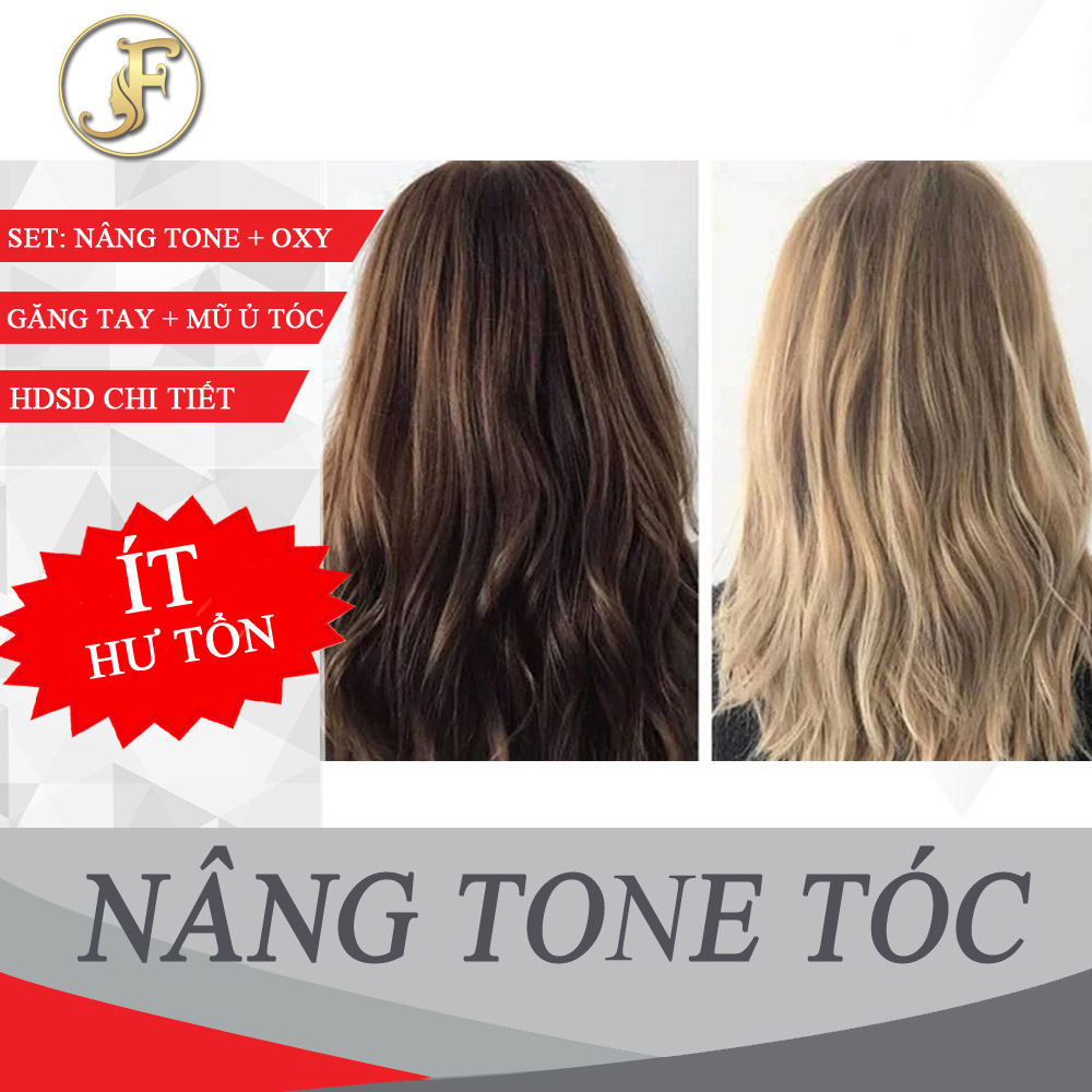 [Hcm]Màu Nhuộm Nâng Tone Nhẹ Rửa Màu Tóc J F