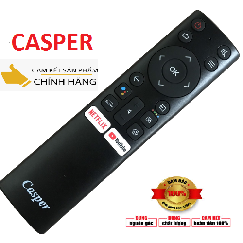 Điều khiển tivi casper giọng nói Model TV Casper 65UG6100 hàng mới 100% Bảo hành 6 tháng