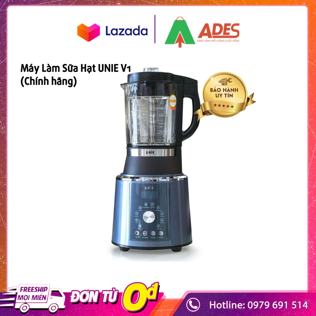 [SALE SỐC] Máy Làm Sữa Hạt UNIE V1 - Bảo Hành 1 NĂM