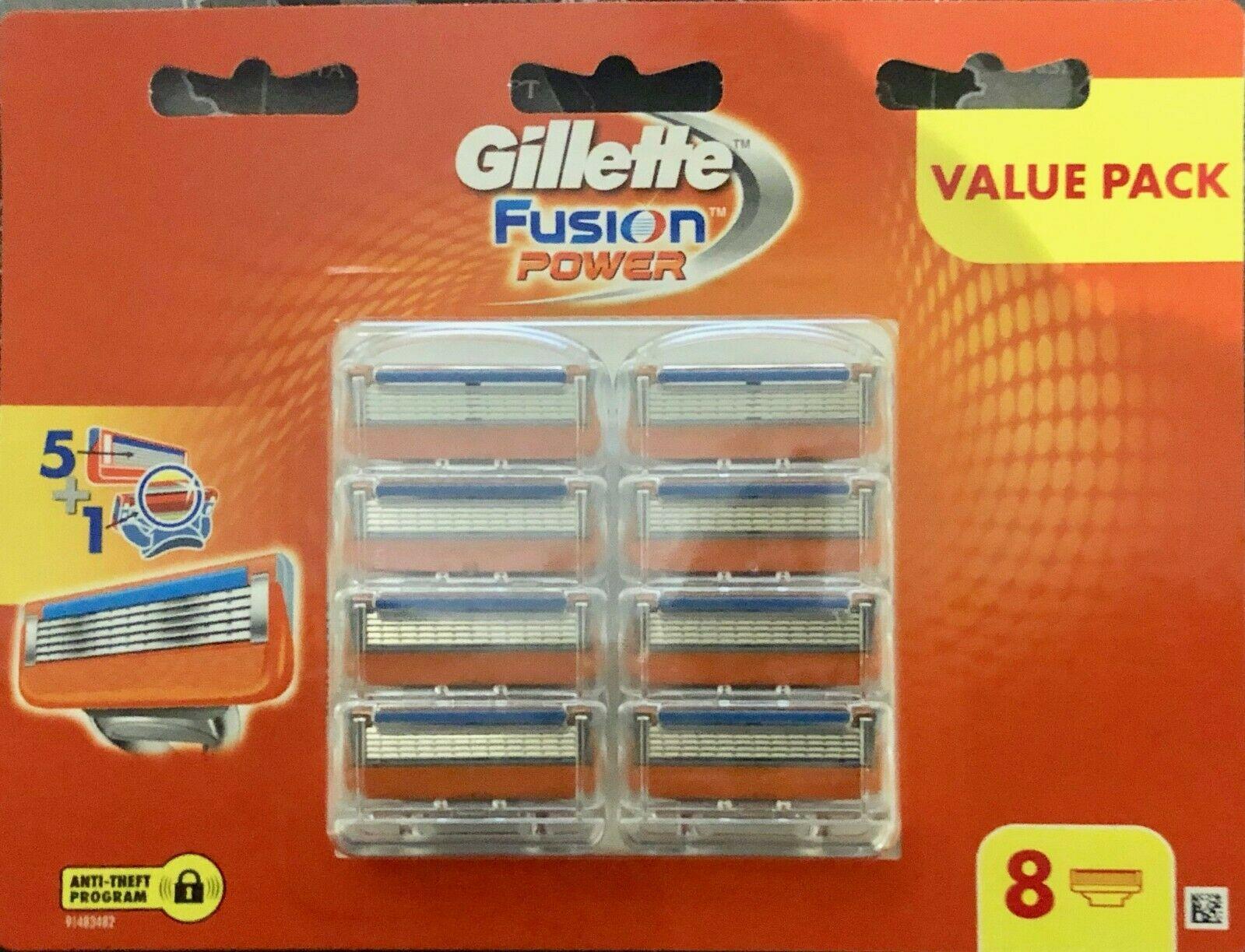 [Hcm]Hộp 8 Lưỡi Dao Cạo Râu Gillette Fusion