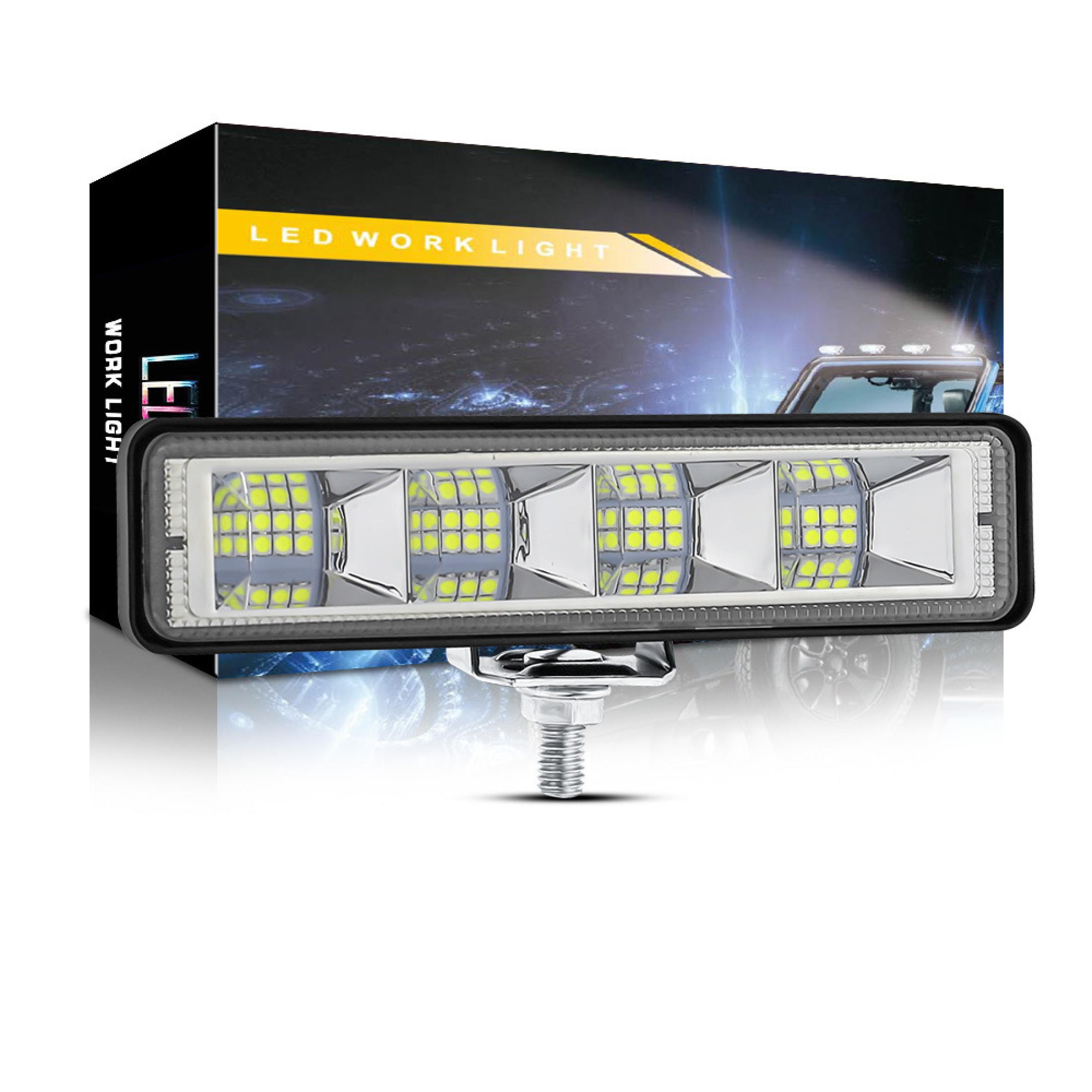Autofun  Thanh Đèn LED 72W 12V-60V24 Bóng Cho Xe Hơi  DC nhôm mỏng
