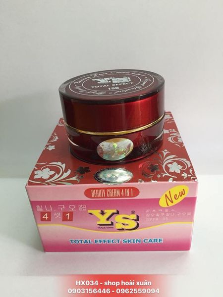 [Hcm]Kem Dưỡng Da Ys Đỏ Giảm Mụn Thâm - Ys Beauty Cream 4In1 - Hx034