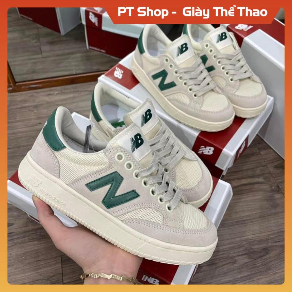 [FreeShip+ Hàng Xịn] Giày Sneaker  Nb Crt 2.0  Chữ xanh lá Giầy thể thao New balance 550  trắng N tí