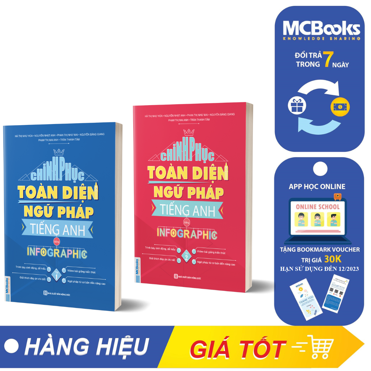 Sách - Chinh phục toàn diện Ngữ pháp tiếng Anh bằng Infographic - McBooks