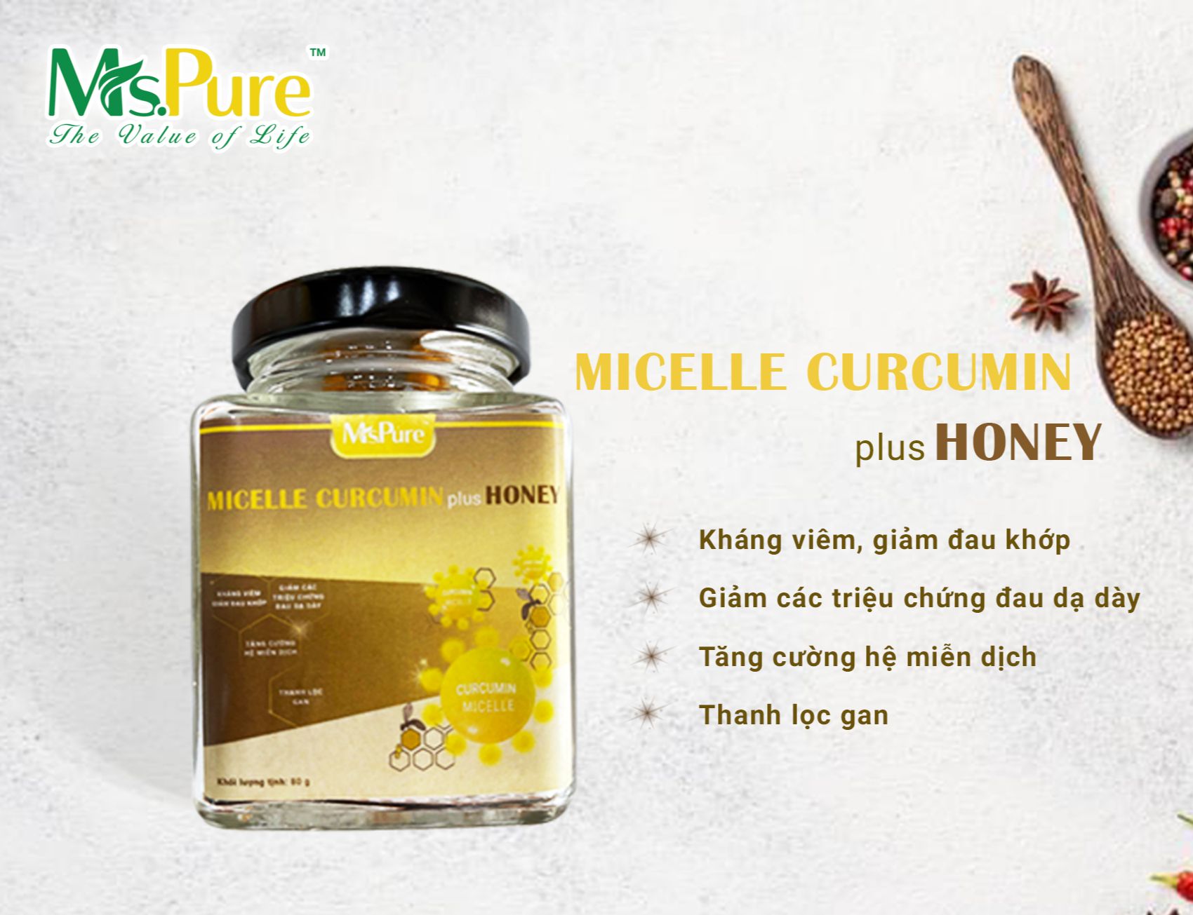 Micelle Curcumin Plus Honey