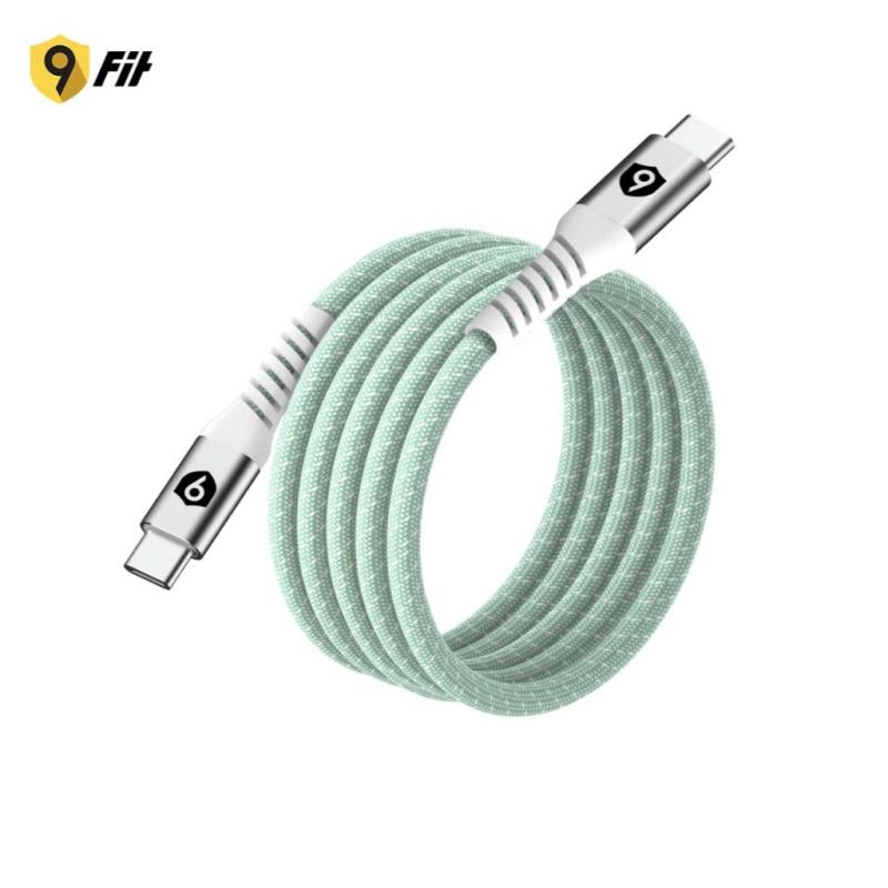 Cáp cuộn từ tính C-C 9fit công suất 60w dài 1m bọc dù chắc chắn