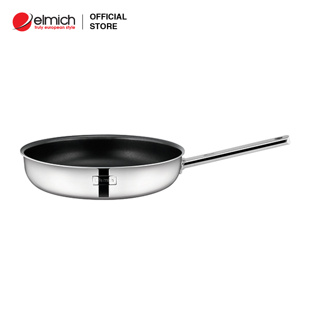 Chảo Elmich Inox 2 lớp cao cấp đáy liền Tri-max XS EL-3754 size 28cm