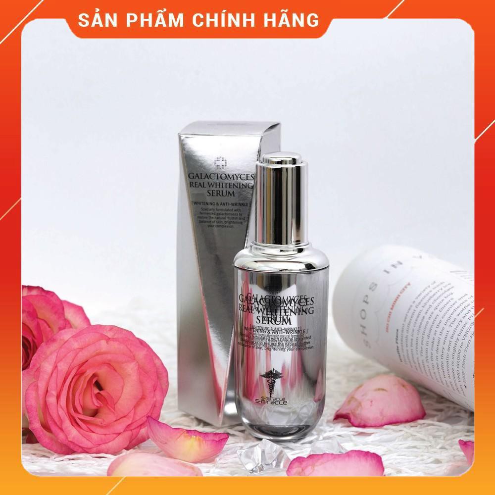Serum Làm Trắng Da S+ Miracle Galatomyces Real Whitening Serum (40ml) – KCVN phù hợp cho mọi làn da kích thích làn da trắng hồng tự dưng tăng độ đàn hồi da và hồi phục lại độ tươi trẻ mịn màng cho làn da