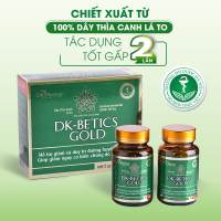 COMBO 3 HỘP- Viên tiểu đường dây thìa canh lá to DK Betics GOLD - DK Pharma hỗ trợ hạ và ổn định đường huyết an toàn