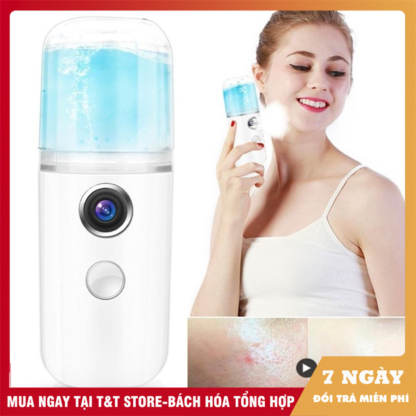 Máy Phun Sương Nano - Xông Mặt Mini Giúp Mịn Da Ngừa Mụn