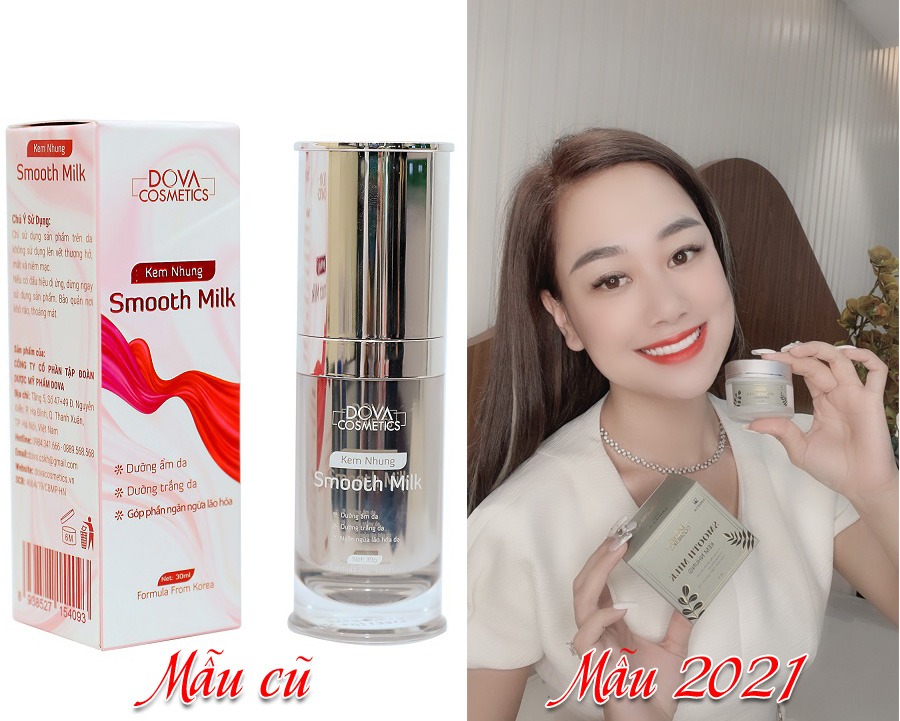 KEM SỮA NHUNG DOVA MẪU MỚI NĂM 2021