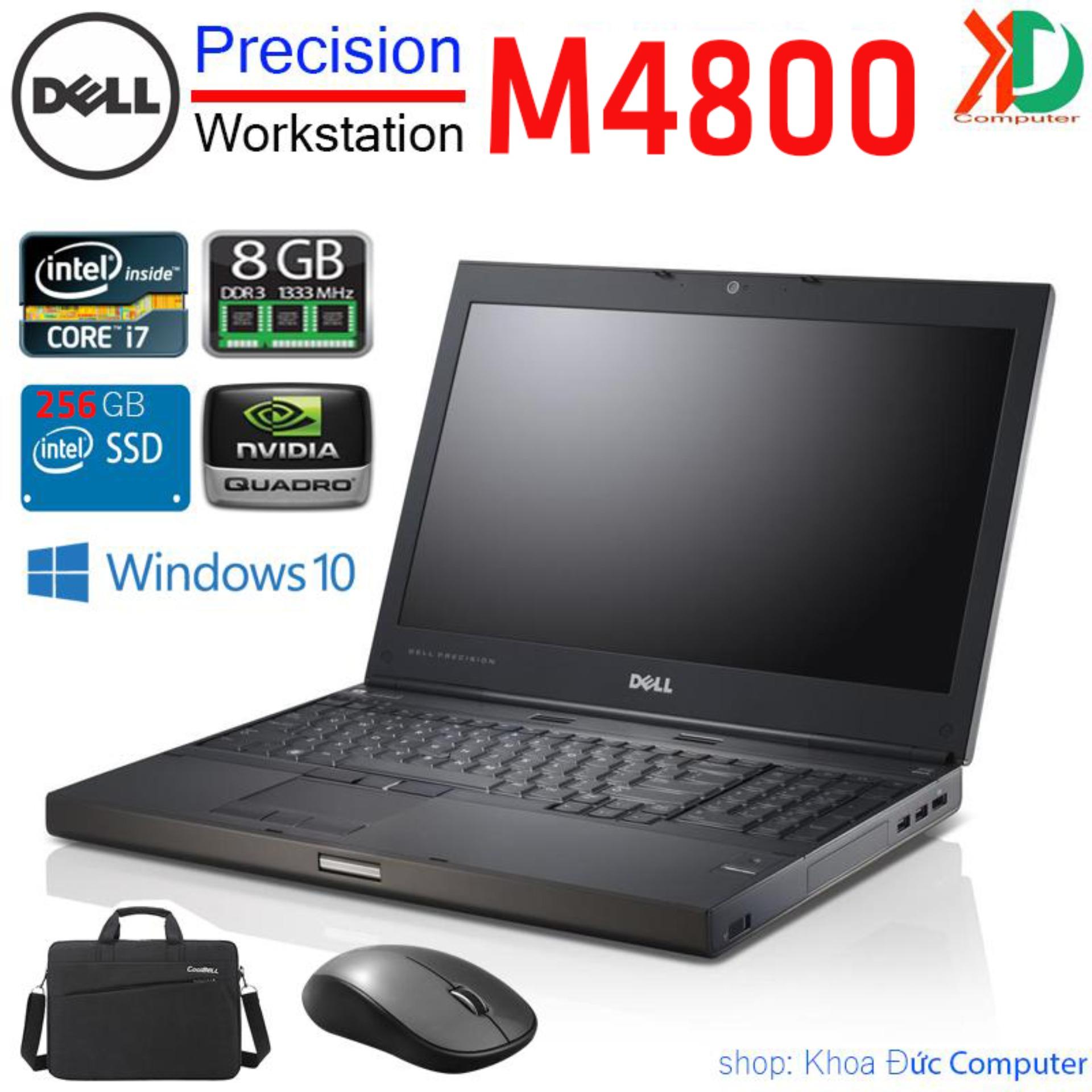 Laptop máy trạm Dell Precision Workstation M4800 Core i7-4800QM 8gb Ram 128gb SSD VGA Quadro K1100M/