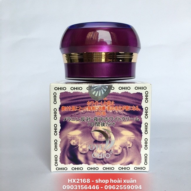 [HCM]Kem siêu trắng chống nhăn nám chống lão hóa tàn nhang OHIO Tím - HX2168