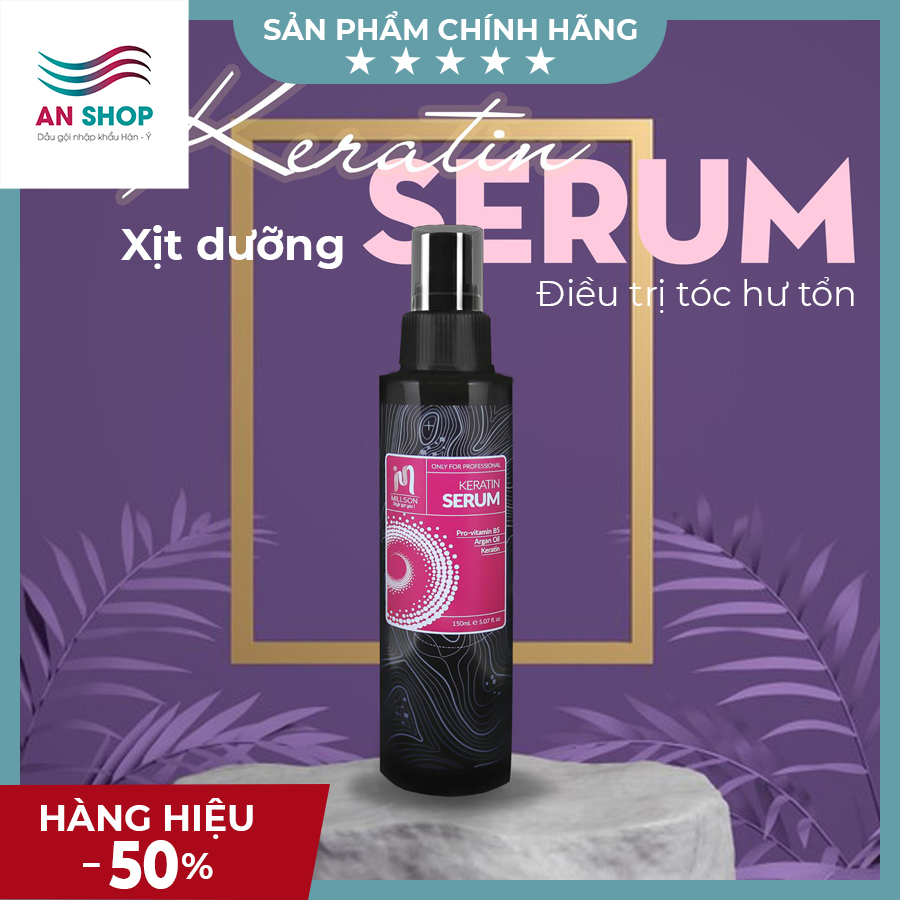 Xịt Dưỡng Tóc Xịt Tóc Keratin Sịt Dưỡng Tóc Chăm Sóc Tóc Hư Tổn Uốn Nhuộm Tinh Chất Dưỡng Tóc Keratin Millson 150Ml