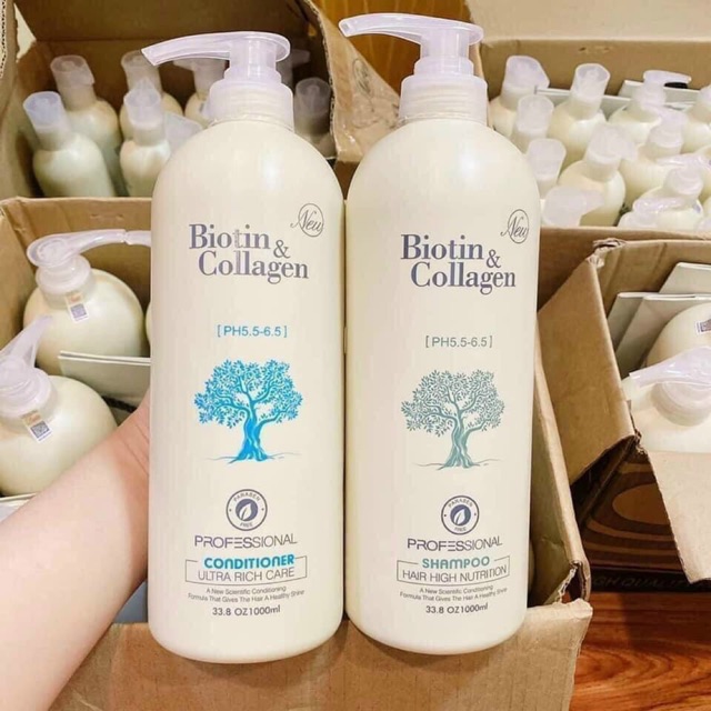 Dầu gội xả Biotin & Collagen New 1000ml-Ý cam kết hàng đúng mô tả chất lượng đảm bảo an toàn đến sức khỏe người sử dụng