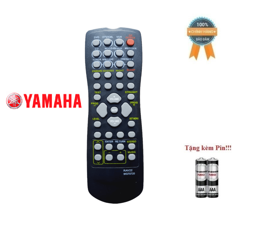 [Hàng chất lượng cao BH 1 năm]Remote điều khiển dàn âm thanh Yamaha RX-V340 RX-V350 RX-V357 RX-V359 