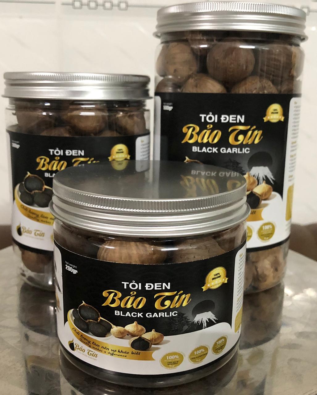 [Hcm]Tỏi Đen Cô Đơn Cao Cấp Bảo Tín - Hủ 500Gr