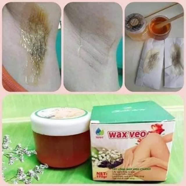 [Hcm]Wax Tẩy Lông Veo + Tặng Kèm Giấy Chuyên Dụng Và Que Gạt Tẩy Lông Sạch Sẽ Tận Chân Lông