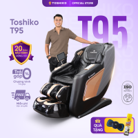 Ghế massage toàn thân T95 - Ghế massage Toshiko kéo giãn toàn thân 10 bài massage chuyên sâu chức năng đo cơ thể để đưa ra bài massage phù hợp