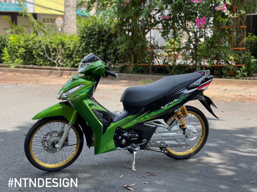 [FreeShip] [Ảnh thật] Tem rời Wave 125i - Mẫu xanh lá đen nổi bật - Chuẩn From cực đẹp