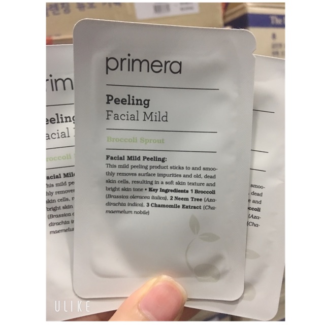 [HCM]Combo 10 gói sample tẩy da chết dịu nhẹ Primera Facical Mild Peeling chất lượng sản phẩm đảm bảo an toàn đến sức khỏe người dùng và cam kết hàng đúng mô tả