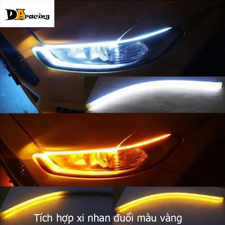 [Ảnh thật] Bộ 2 Dây Đèn Led Mí Ô Tô Xi Nhan Nháy Đuổi Chống Nước 30cm 45cm 60cm shop Tươi_Tươi