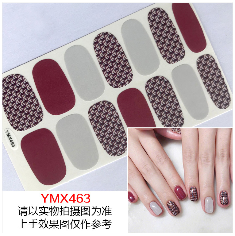 Móng tay giả Dán móng tay 3DCuteĐẹpHàn quốc  Stickerwraps giả  trang trí móng  Nail dán  móng dán mẫu mới nhất