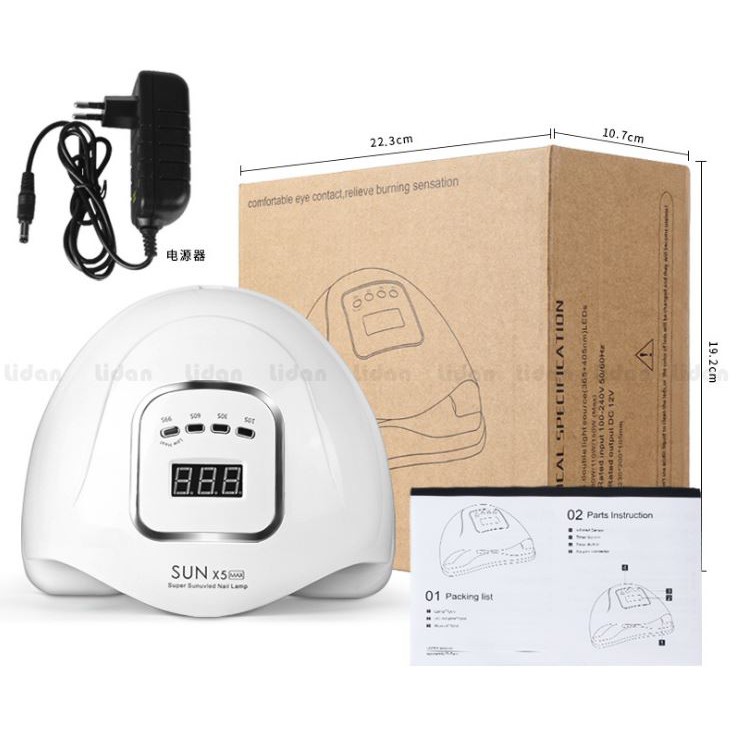 [HCM]MÁY HƠ GEL SUN X5 MAX CÔNG SUẤT LỚN 150W – 45 BÓNG HƠ CỰC NHANH KHÔ