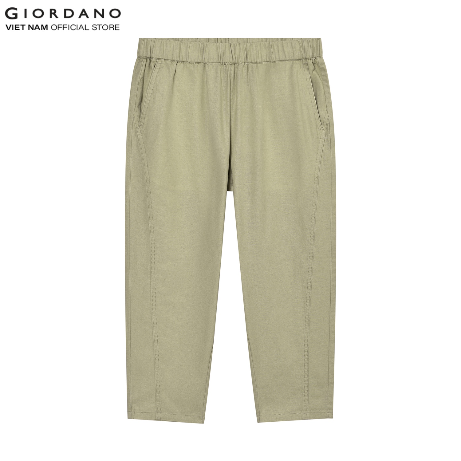 Quần Lửng Linen Capri Nữ Giordano 05420228
