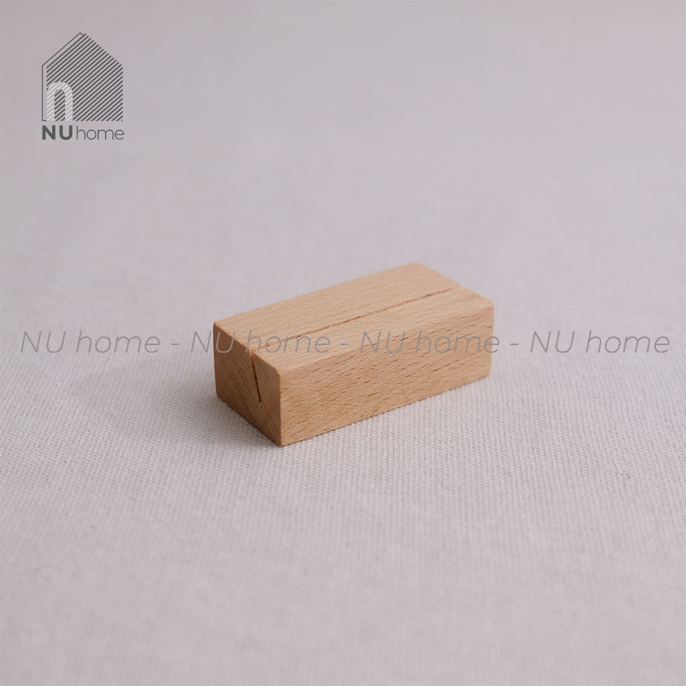 Giá đỡ kẹp ảnh bưu thiếp để bàn - Mino | nuhome.vn | được thiết kế đơn giản bằng chất liệu gỗ cao cấ