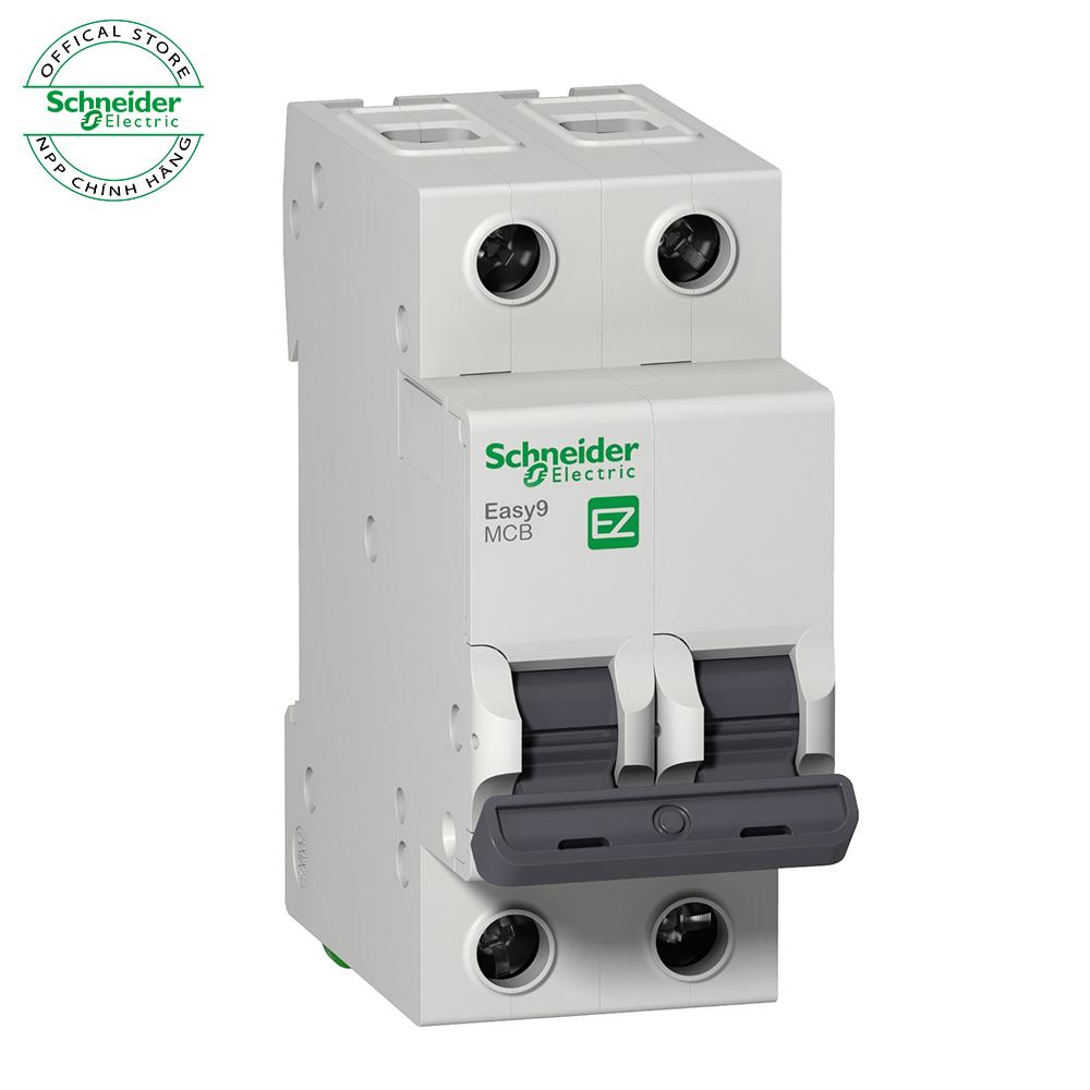 MCB Easy9 4.5kA 2P 230V - Cầu dao Điện/ Aptomat - Át Cài Schneider Electric EZ9F34206 EZ9F34210 EZ9F