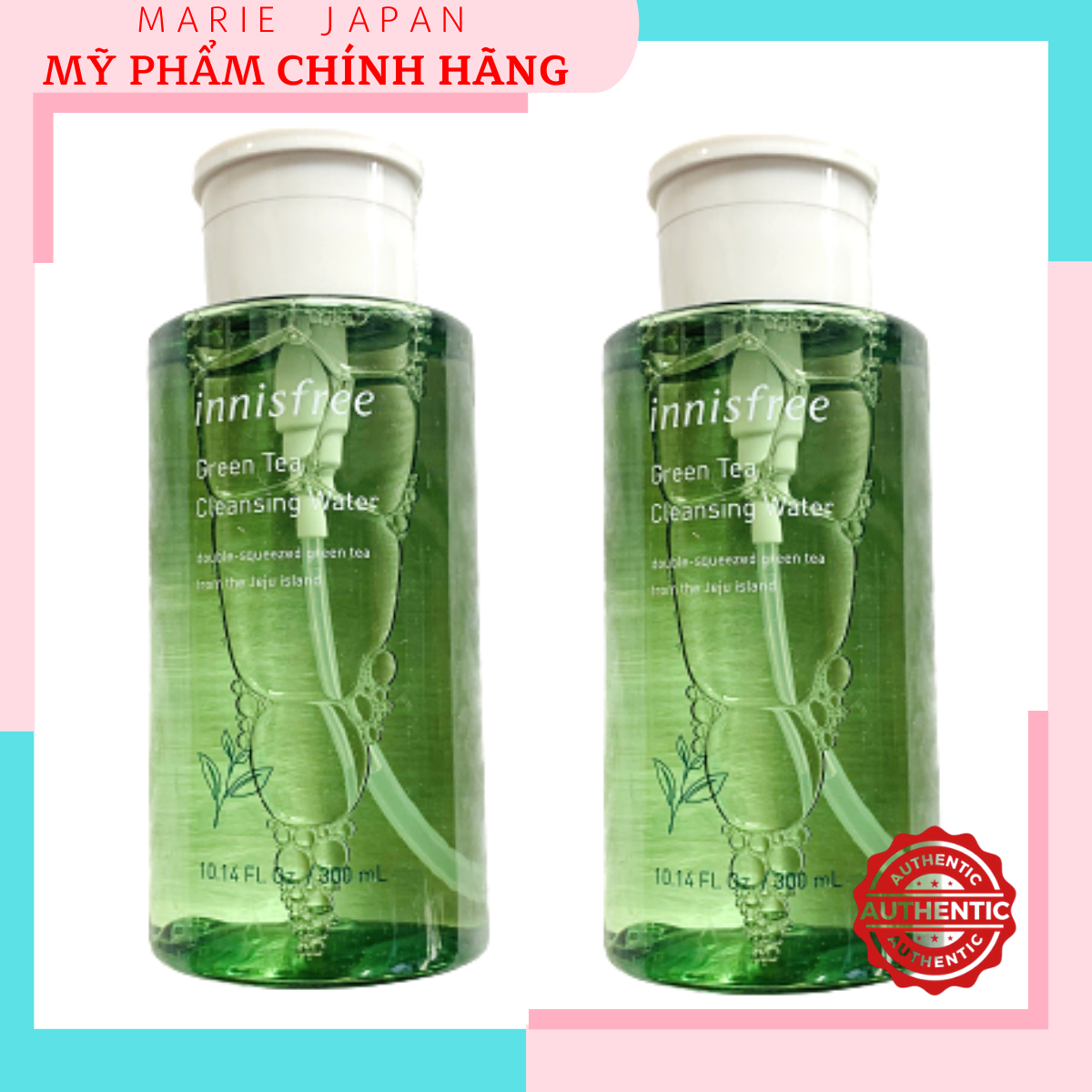 [HCM]Nước Tẩy Trang Trà Xanh Innisfree Green Tea Cleansing Water 300ml