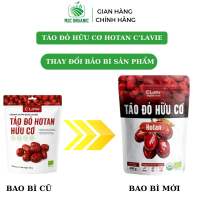 Táo đỏ kỷ tử hữu cơ CLaVie 450g thượng hạng size 9-10 quả/100g thơmngọt dùng ăn vặt pha trà nấu chè bồi bổ sức khỏe