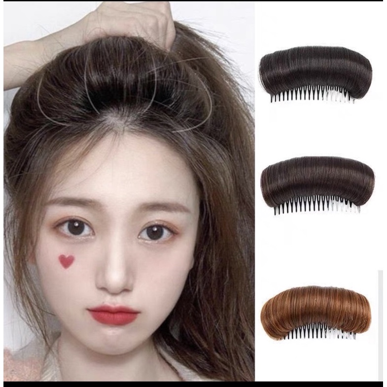 độn phồng mái loại cài làm bằng tóc tơ