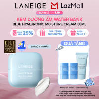 Kem Dưỡng Ẩm Sâu 100 Giờ & Phục Hồi Hàng Rào Bảo Vệ Da Laneige Water Bank Blue Hyaluronic Moisture Cream 50ml (Da Khô và Xỉn Màu)