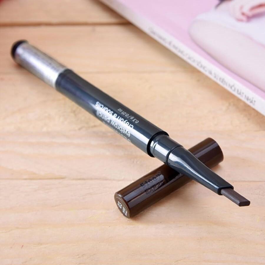 Chì Kẻ Mày 2 Đầu Không Vón Cục Designing Eye - Brow Pencil 3G - No.2